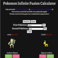 Pokémon Infinite Fusion Calculator