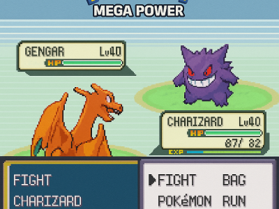 Pokémon Mega Power background